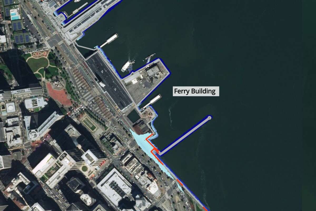 See when Bay Area landmarks go underwater due to sea level rise if ...