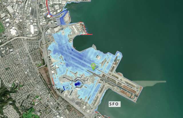 See when Bay Area landmarks go underwater due to sea level rise if ...