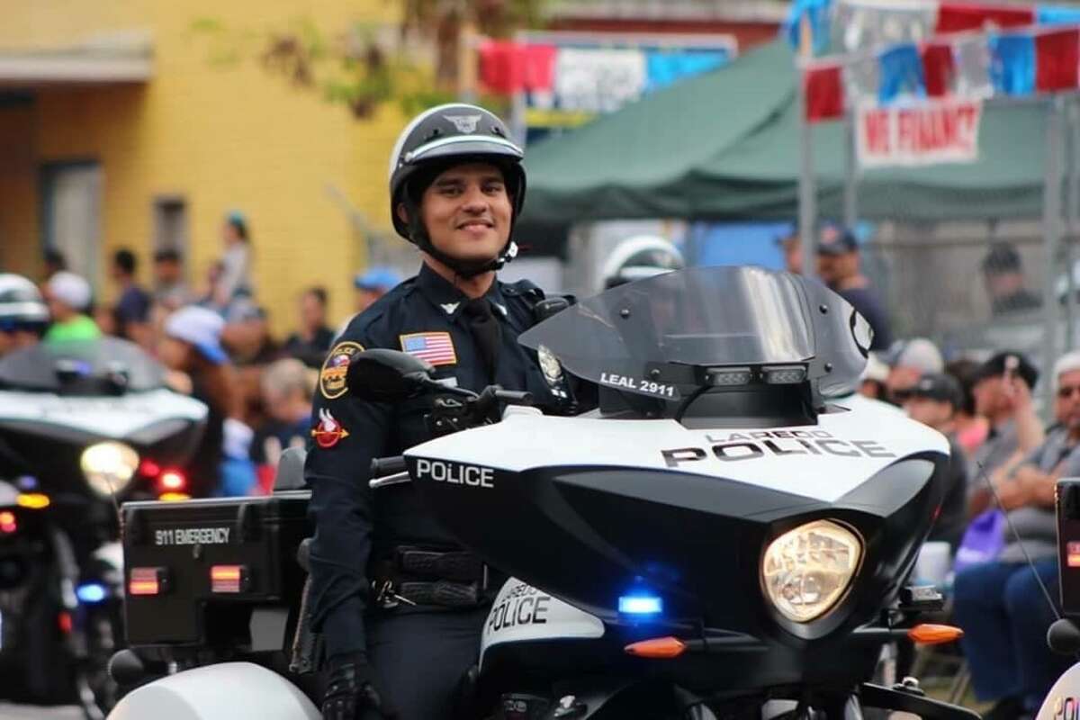 Juan A. Leal Jr. is seen during a parade in Laredo.