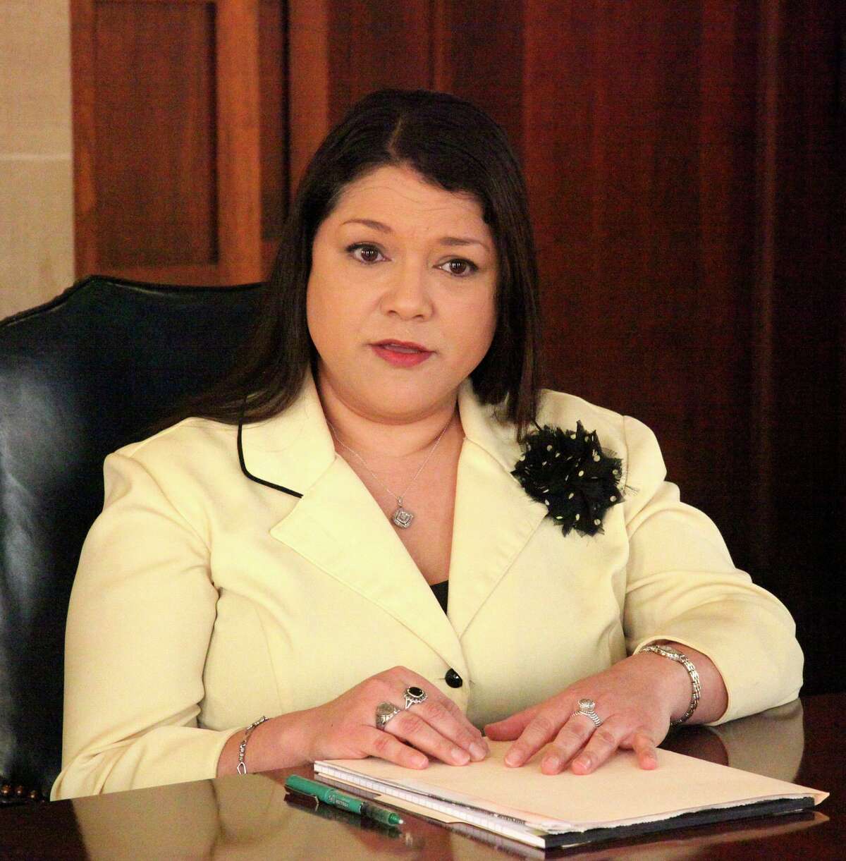 District 4 candidate Lorena “Lorraine” Pulido, 49, a public relations manager for VIA Metropolitan Transit, is shown in 2014.