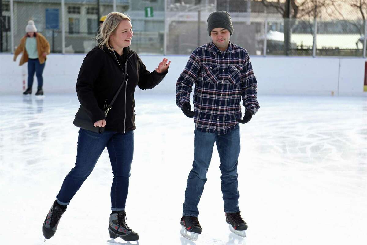 In Pictures Winter Skating At Longshore