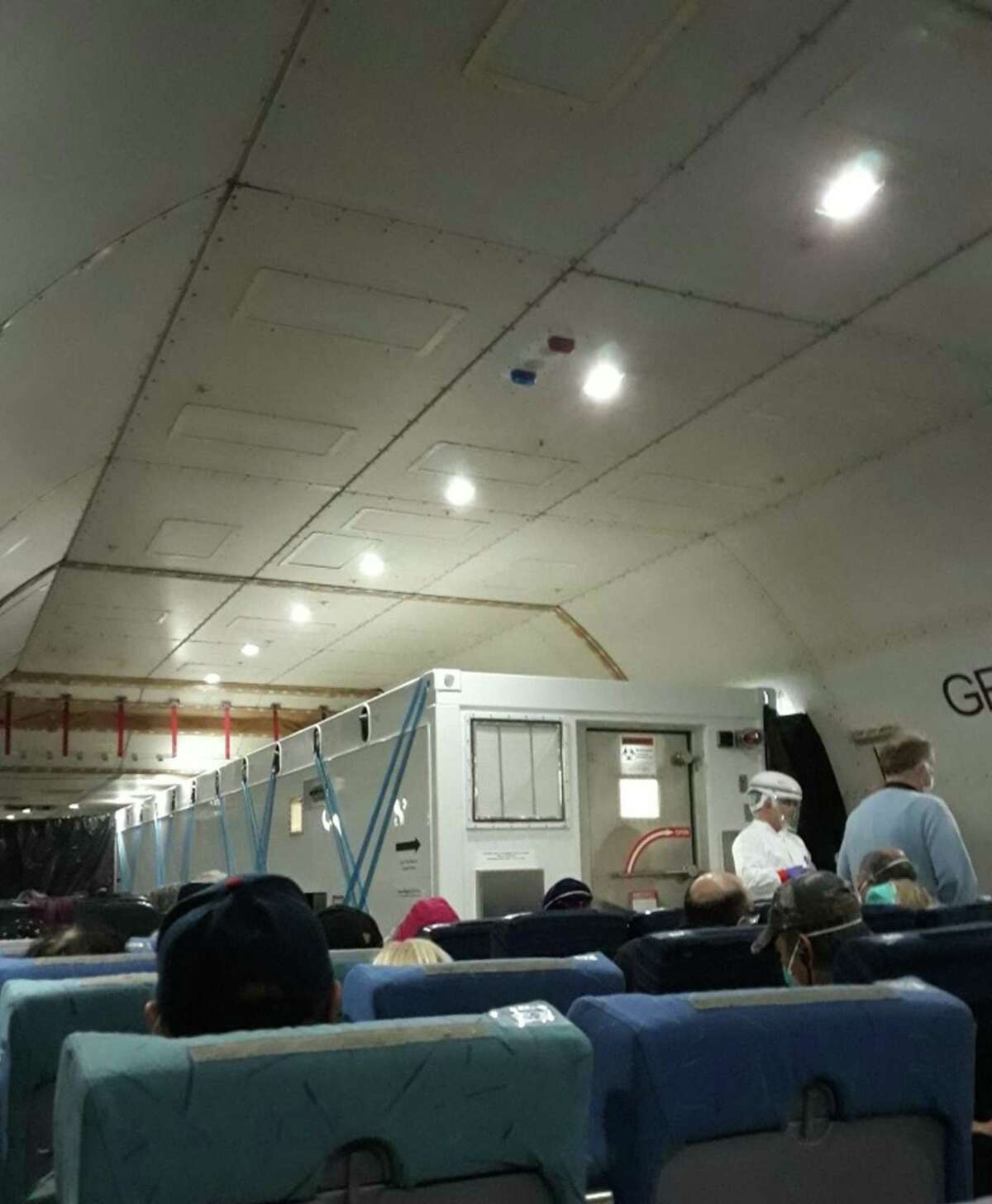 Americans evacuated from the Diamond Princess cruise ship in Japan were flown back on private cargo charter planes featuring isolation chambers for any passengers infected with the coronavirus and those exhibiting symptoms during their trip back to the United States.