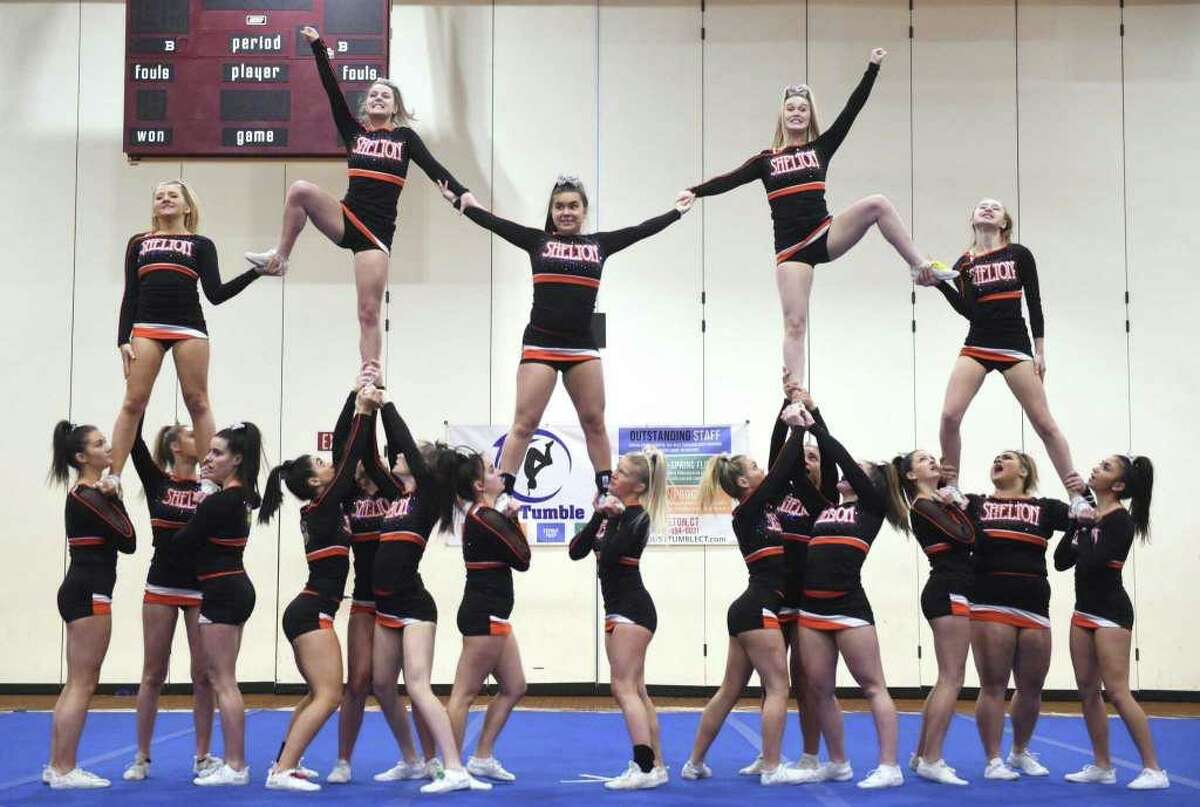 Shelton was runners-up at the Southern Connecticut Conference Cheer Championships.