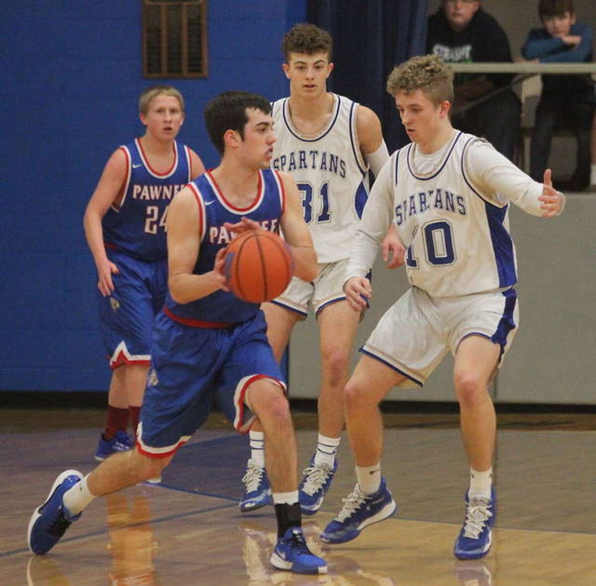Slideshow North Greene boys’ basketball vs. Pawnee (throwback game)