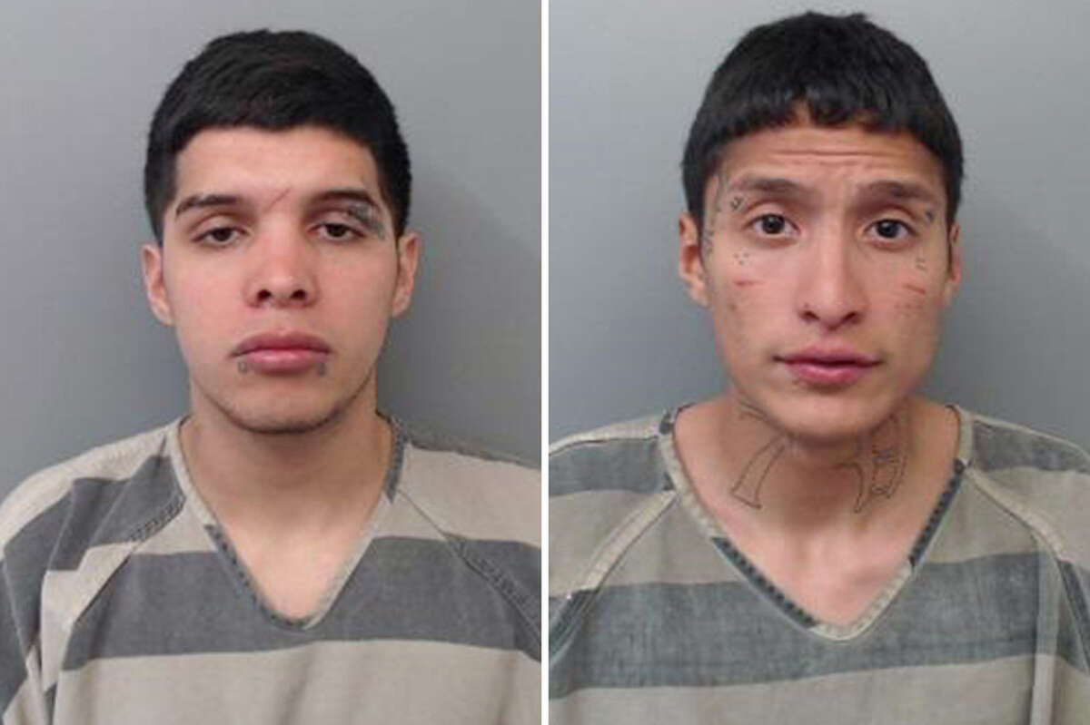 Two men were arrested Tuesday for beating up a male and taking his cellphone, according to Laredo police.