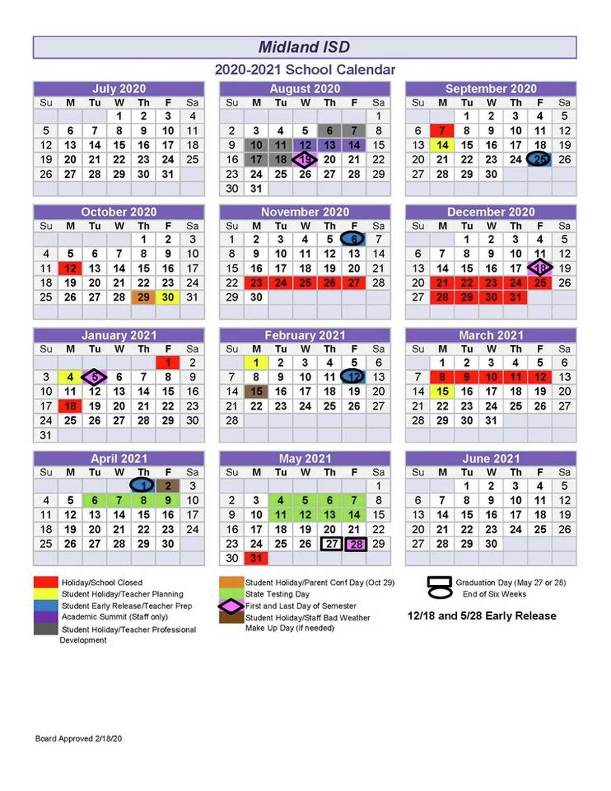 MISD board doesn't pass alternative calendar