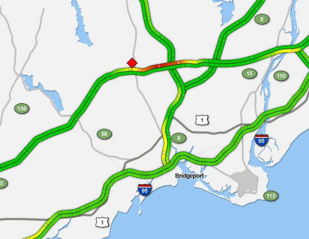 Twovehicle accident caused SB delays on the Merritt