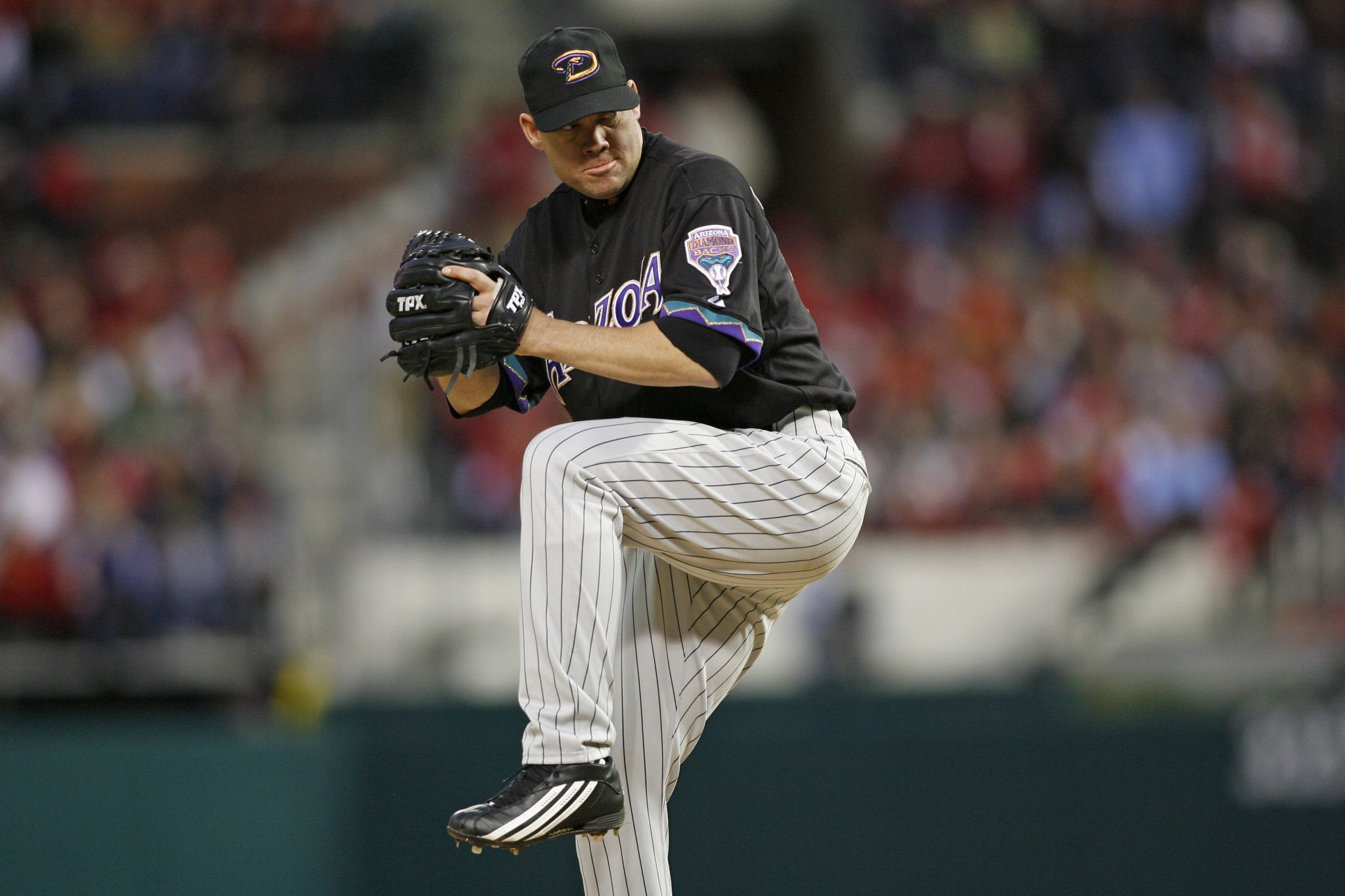 Montreal Expos' pitcher Zach Day releases a pitch against the