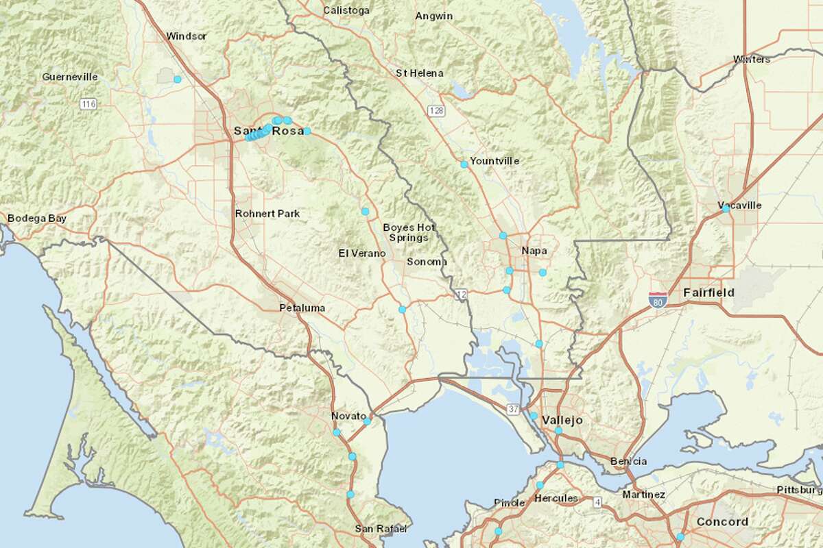 Maps California Gov. Newsom to make 286 state properties available for