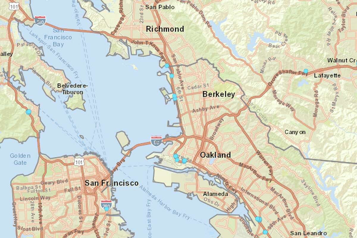 Maps California Gov. Newsom to make 286 state properties available for