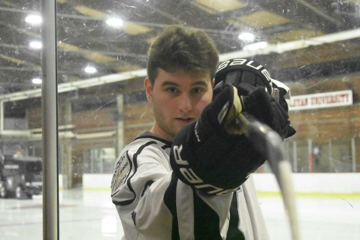 Xavier's Aden Hotchkiss returned from The Gunnery School to play for the Falcons this season.