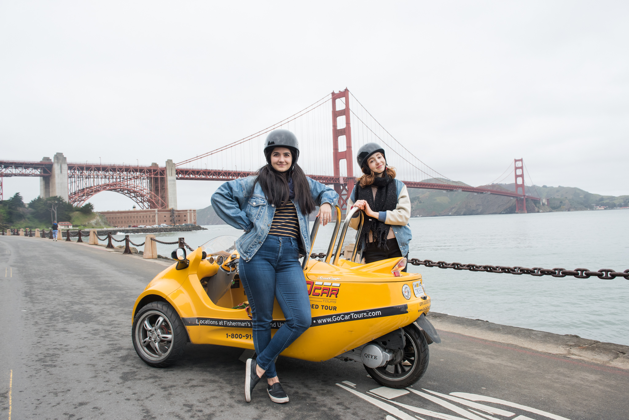 We drove a touristy GoCar around SF. It was equal parts terrifying