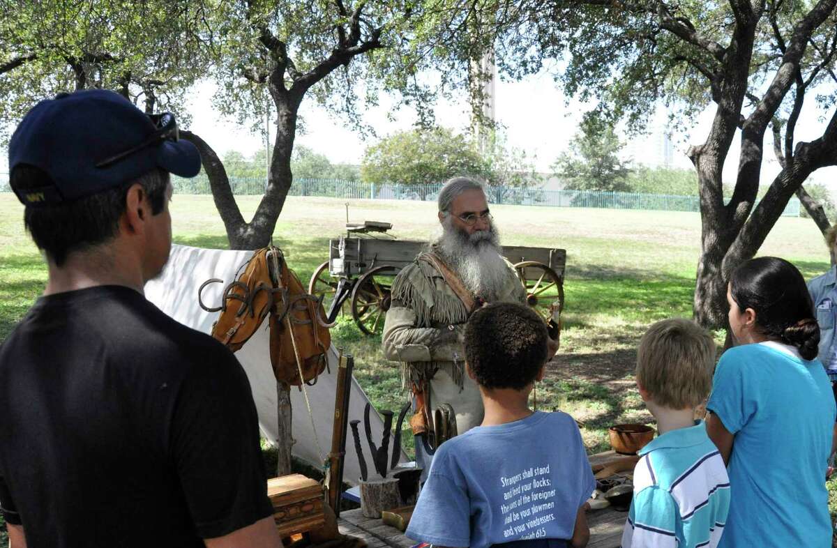 Kids can experience what life was like 200 years ago at the Institute of Texan Cultures.