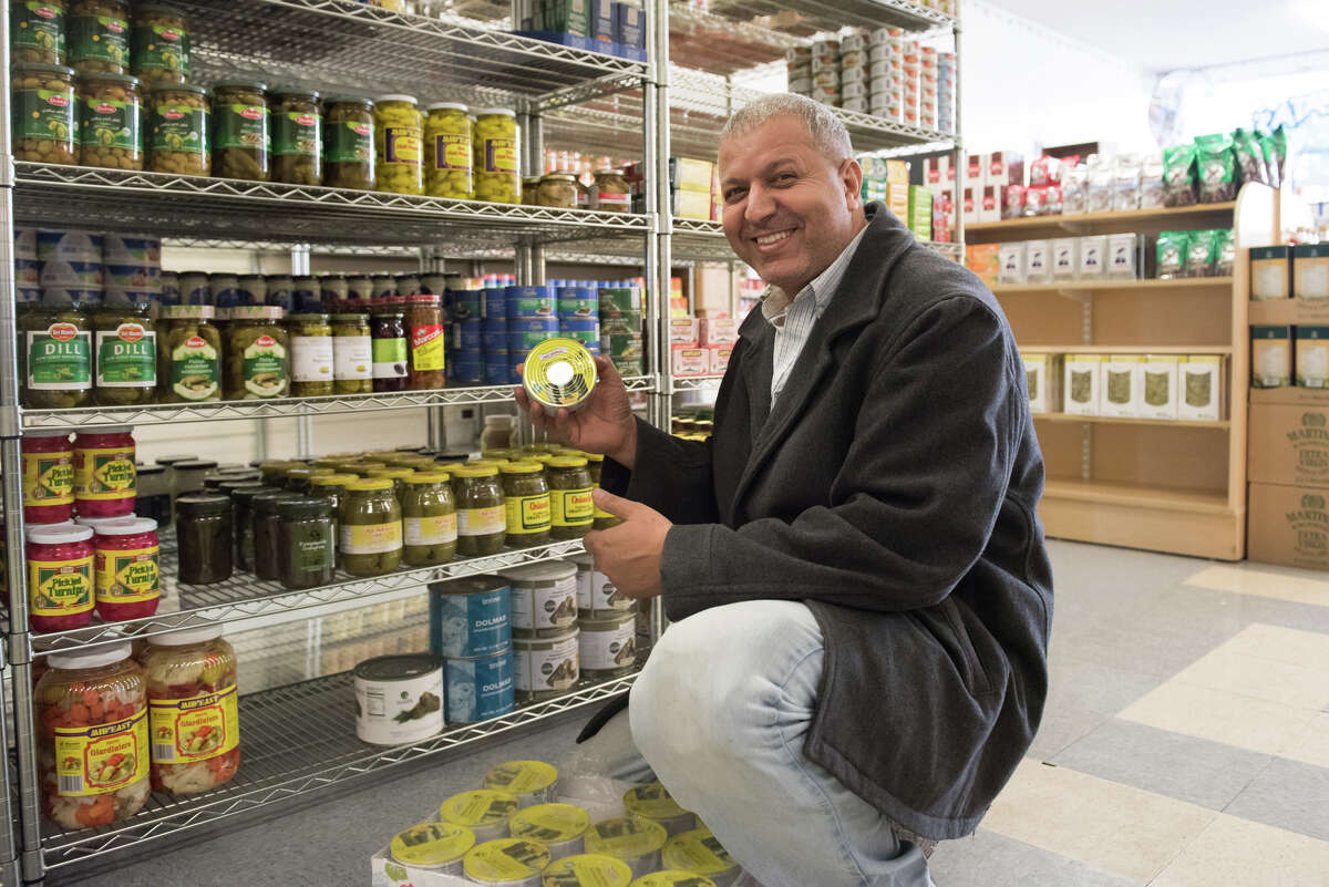 Nabil Fara, one of the new owners of the Halal International and Greek Market in Daly City.