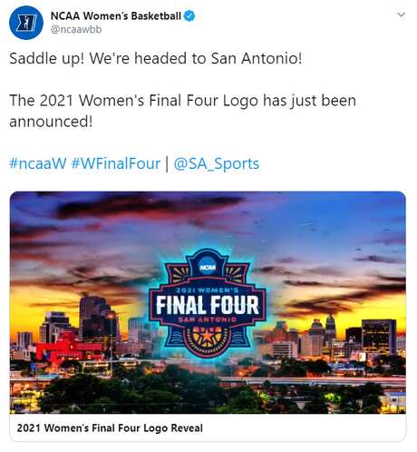 Here's the logo for the 2021 Women's Final Four in San ...