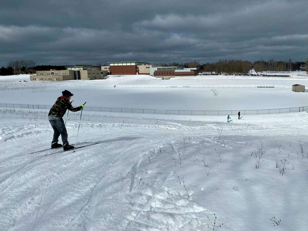 A loop is open, starting this weekend, for cross country skiing on the Manistee Middle/High School campus around the sports fields. (Courtesy photo/Ken Blakey-Shell)