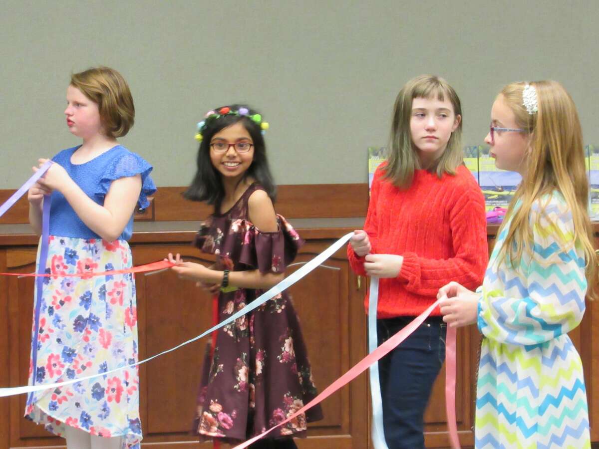 Area Girl Scout troops gathered on Friday, Feb. 21 at Trinity Lutheran Church to celebrate World Thinking Day.