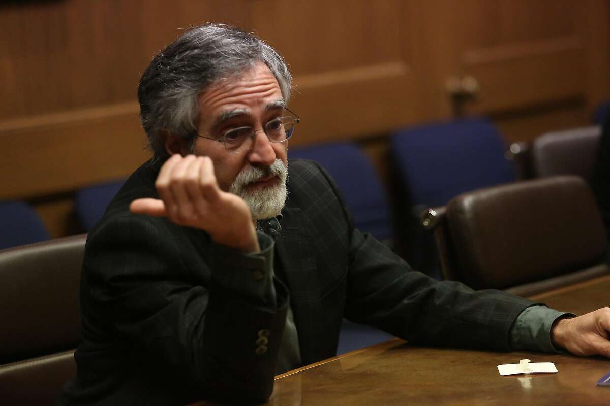 Supervisor Aaron Peskin speaks to the Chronicle Editorial Board on Wednesday, January 22, 2020 in San Francisco, Calif.