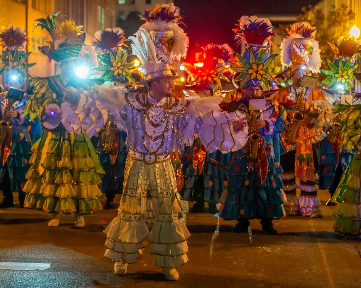 Photos Mardi Gras parade lights up downtown Beaumont