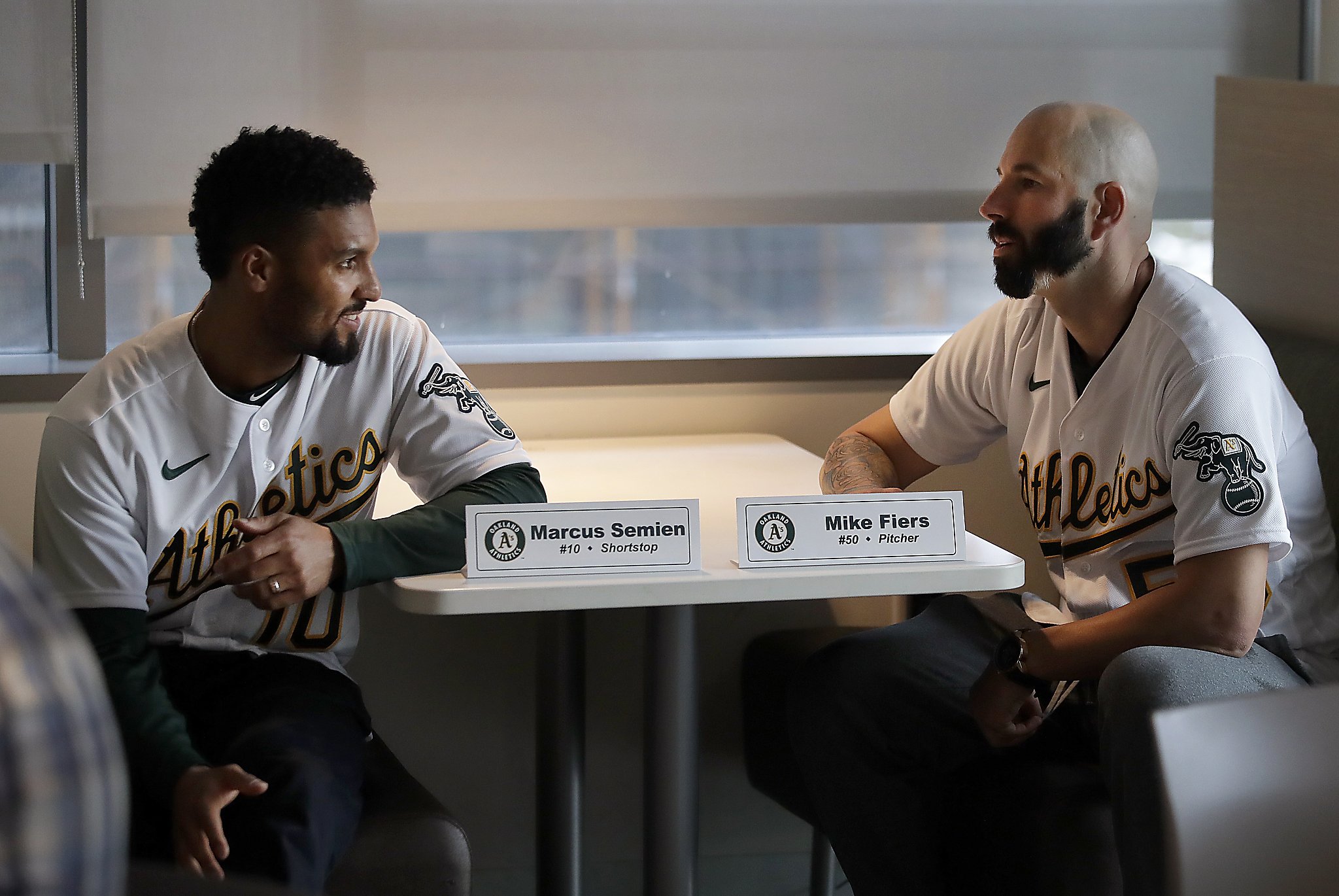 Why Oakland A's pitcher Mike Fiers played with unusual beard