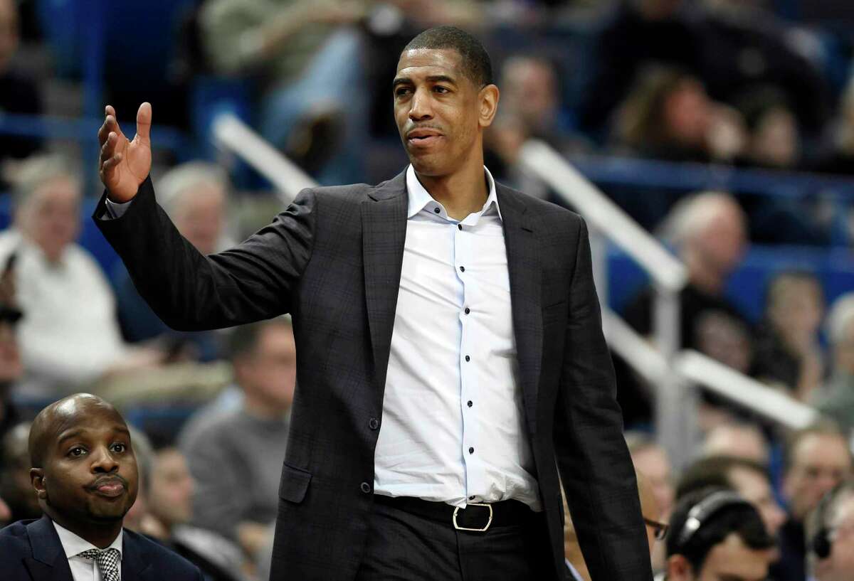 UConn coach Kevin Ollie during a February 2018 game in Hartford.