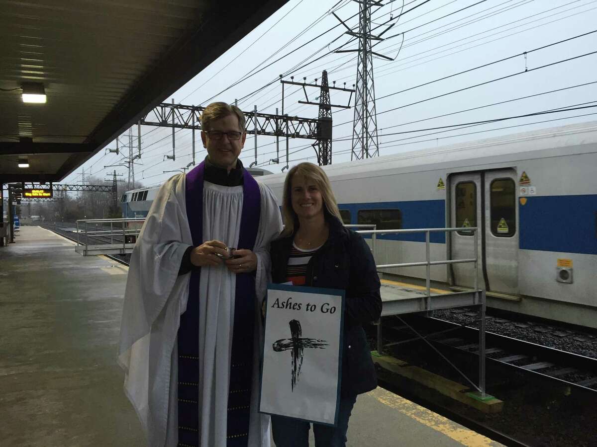 St. Luke's Darien will offer 'Ashes to Go' at the Noroton Heights Train Station on Ash Wednesday morning, Feb. 26.