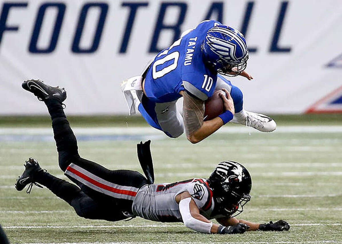 St. Louis BattleHawks celebrate the return of professional football with  XFL home opener in The Dome