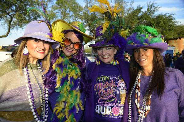 Revelers packed downtown Beaumont for Mardi Gras Southeast Texas Feb. 20-23, 2020.