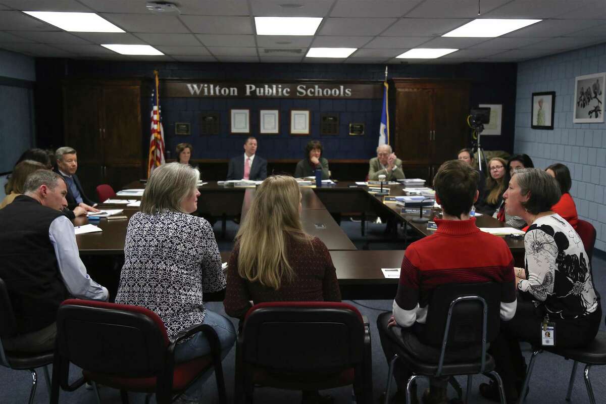 The Wilton Board of Education will hold its March 26 meeting online.