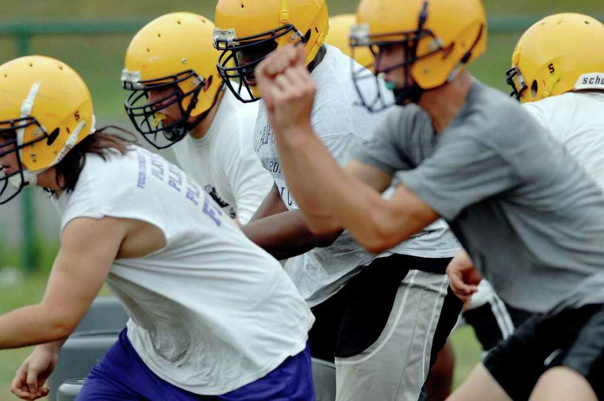 In photos Opening day of high school football practice