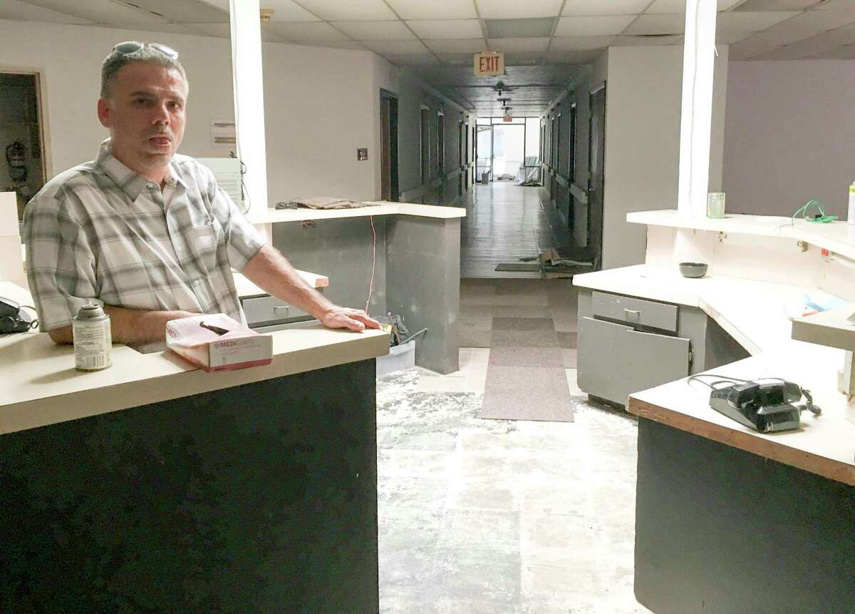 Joe Donalson, inside the former nursing home that he hopes to convert into a homeless shelter in Canton, Texas, on September 17, 2019.
