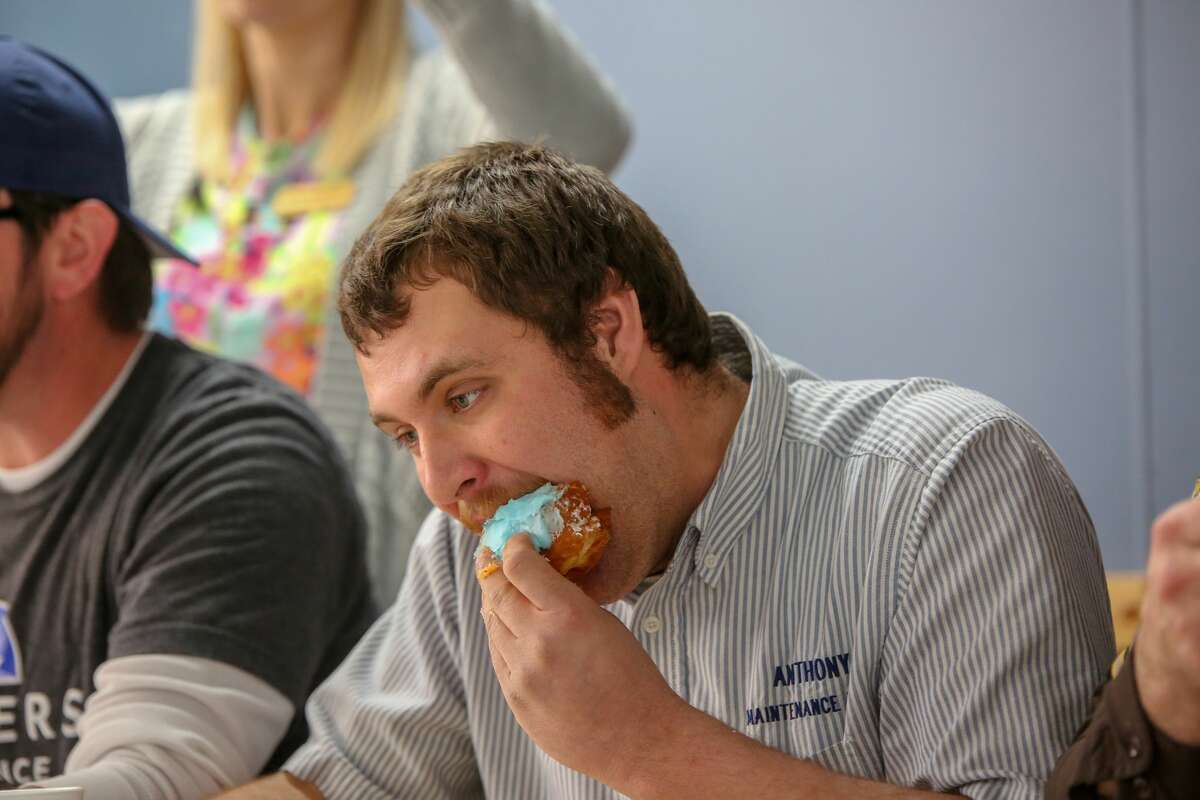 Nine contestants battled it out Tuesday to become the winner of the 2020 Tribune Paczki Eating Contest.