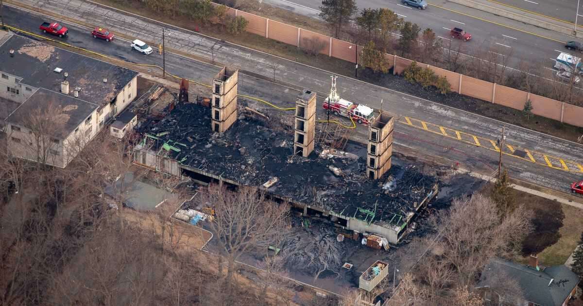 House escapes dangerous flames from massive condo fire in Ohio