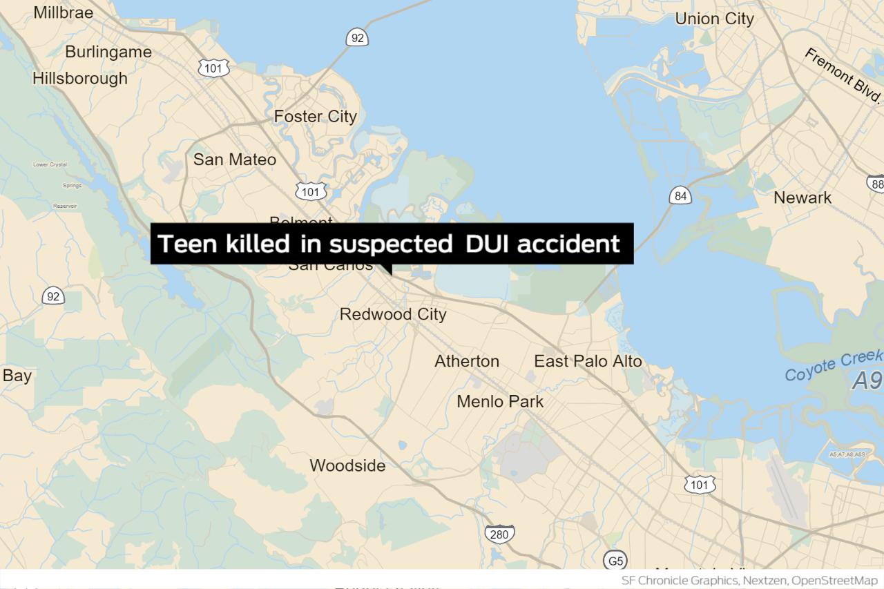 CHP identifies teen woman killed in suspected DUI crash in Redwood City ...