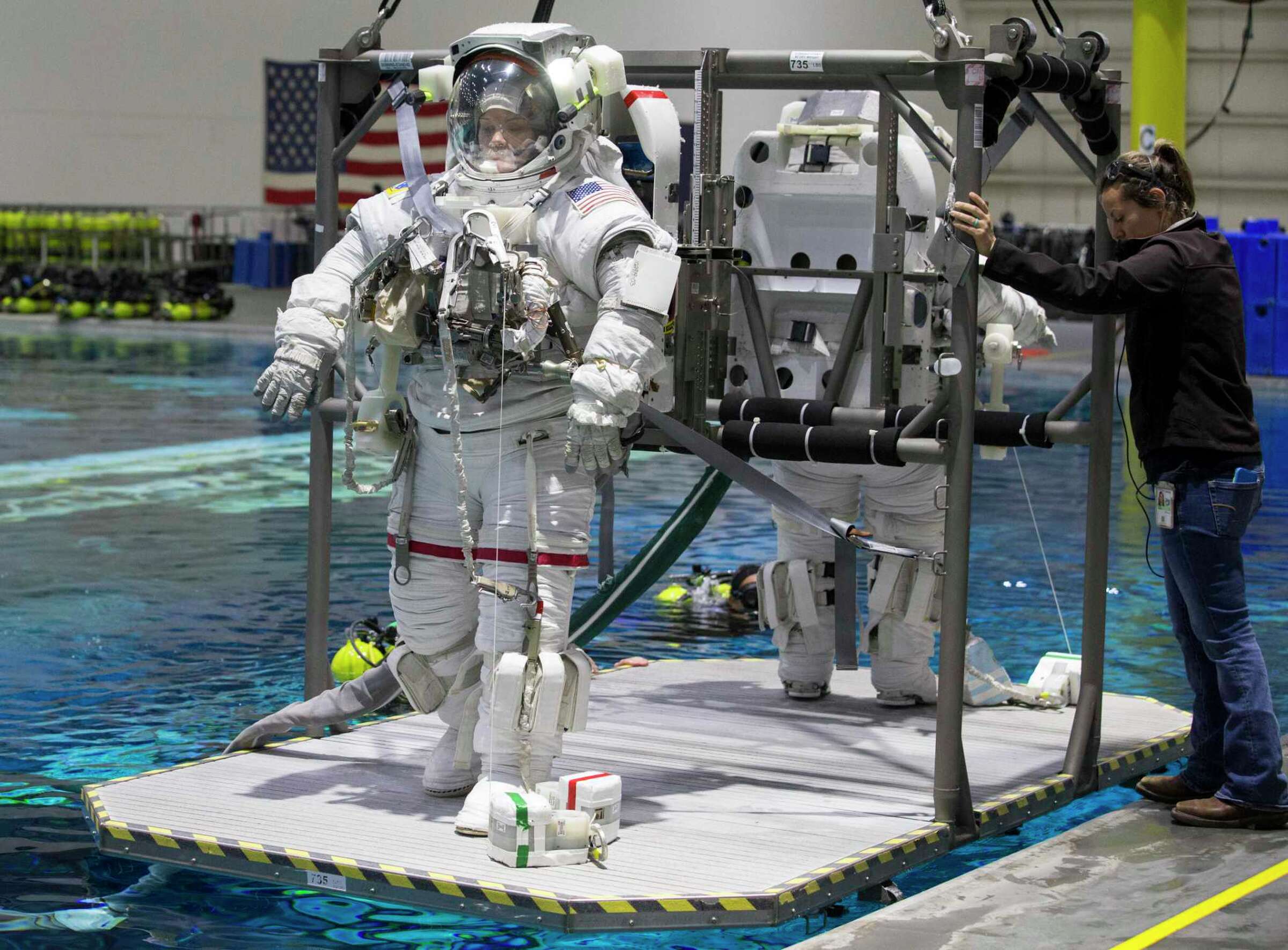 Photo essay: How do NASA astronauts train for spacewalks? In a giant ...