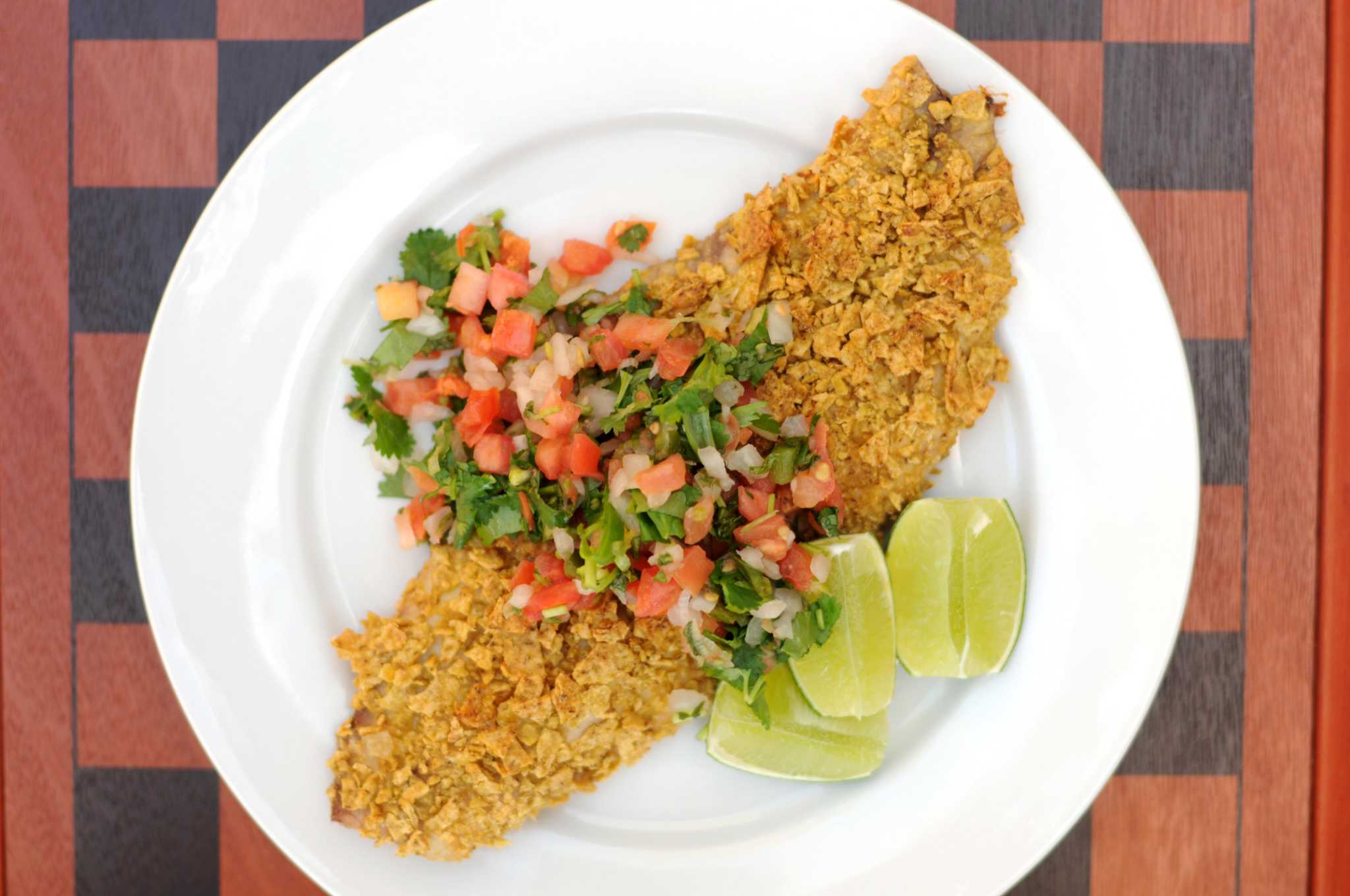 Recipe Crispy Baked TortillaCrusted Fish