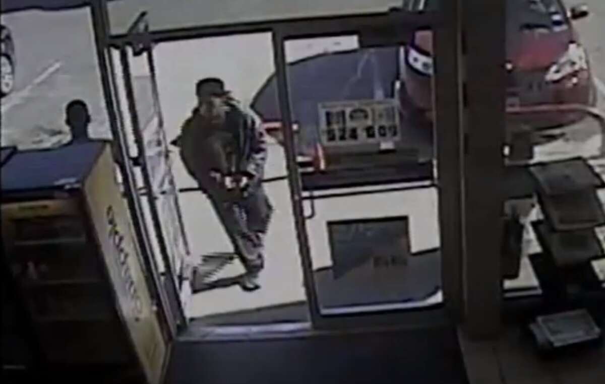 According to Houston PD robbery investigators, an unknown male walked into the Stripes, located at 7925 Howard Drive on Sunday, January 26, 2020 at 2:30 p.m. 
