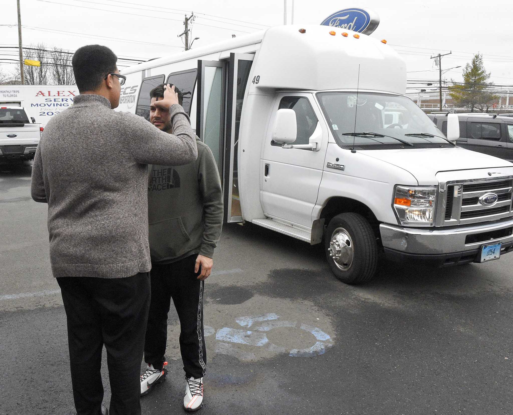 Ashes on the move stops at car dealership in Stamford