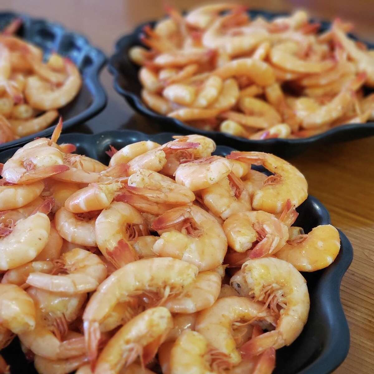 Customers at Dry Dock Oyster Bar don't have to skimp on the shrimp Tuesdays and Thursdays, when the restaurant offers the bi-weekly deal.