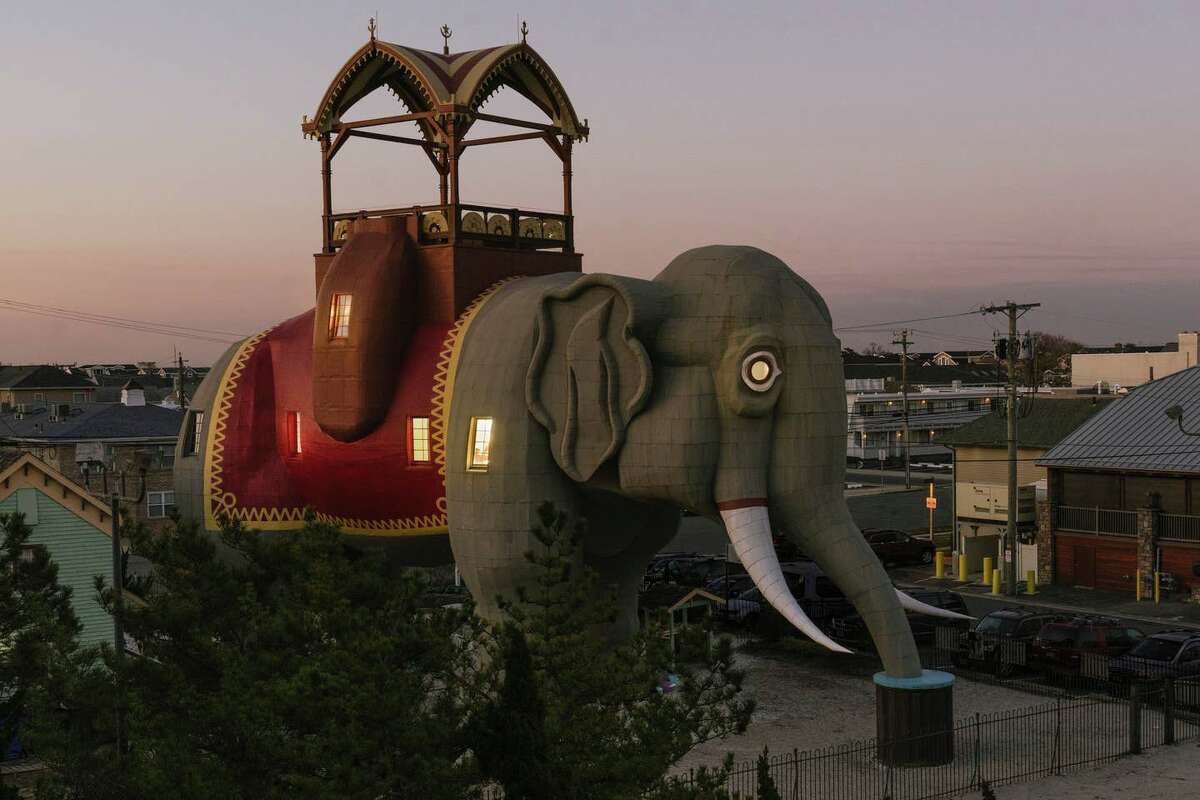 You can sleep inside a famous elephant on the Jersey Shore for one night