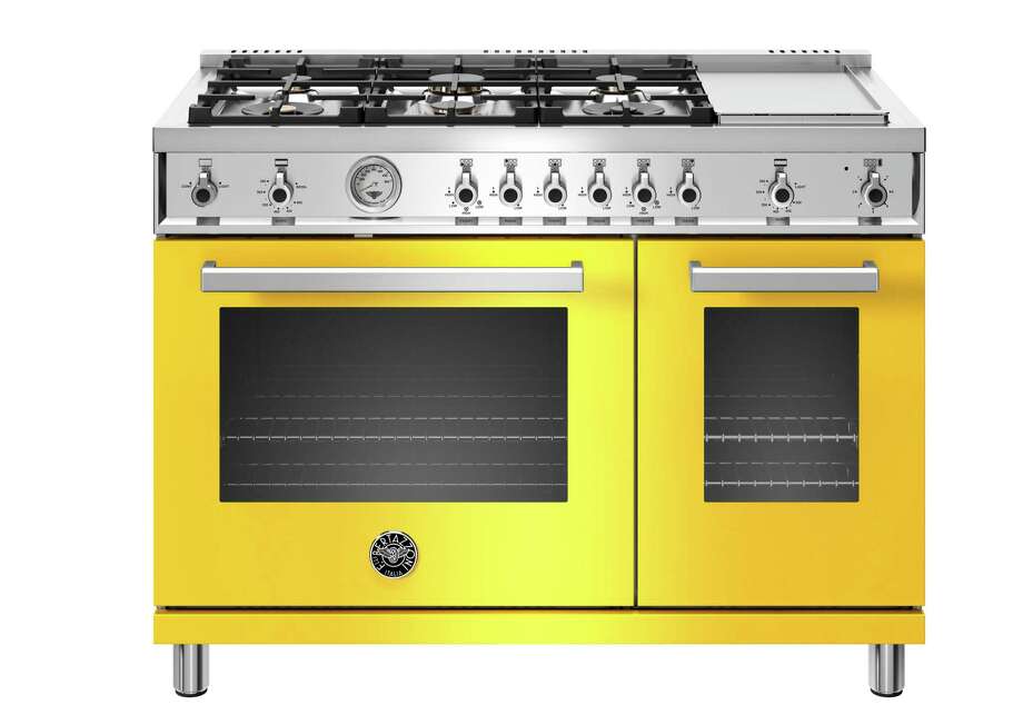 yellow kitchen appliances