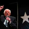 Democratic presidential hopeful Vermont Senator Bernie Sanders gestures as he speaks during a rally at the Abraham Chavez Theater in El Paso, Texas, Feb. 22.