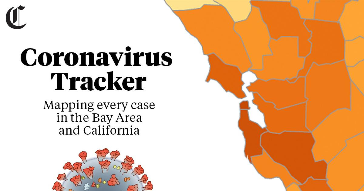 How many COVID cases are there in Bay Area and California?