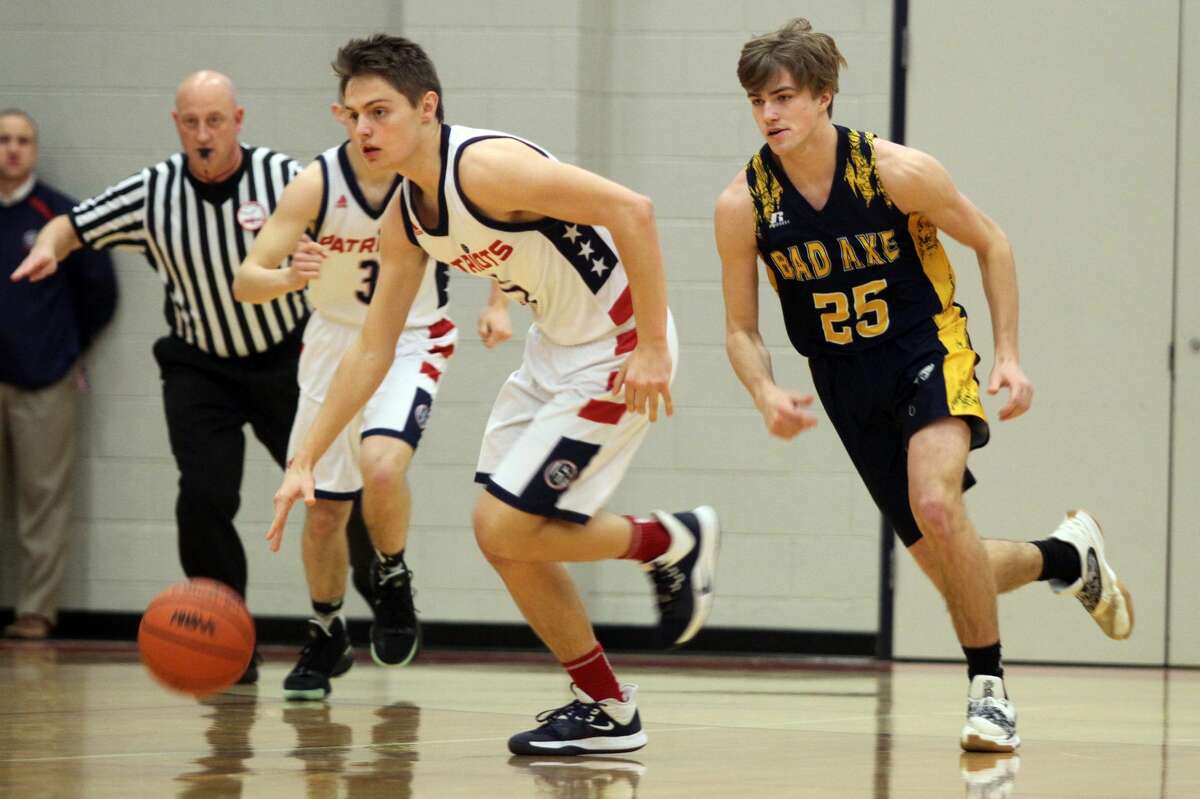 The USA boys basketball team picked up a 65-53 win over Bad Axe at home on Friday, Feb. 28.