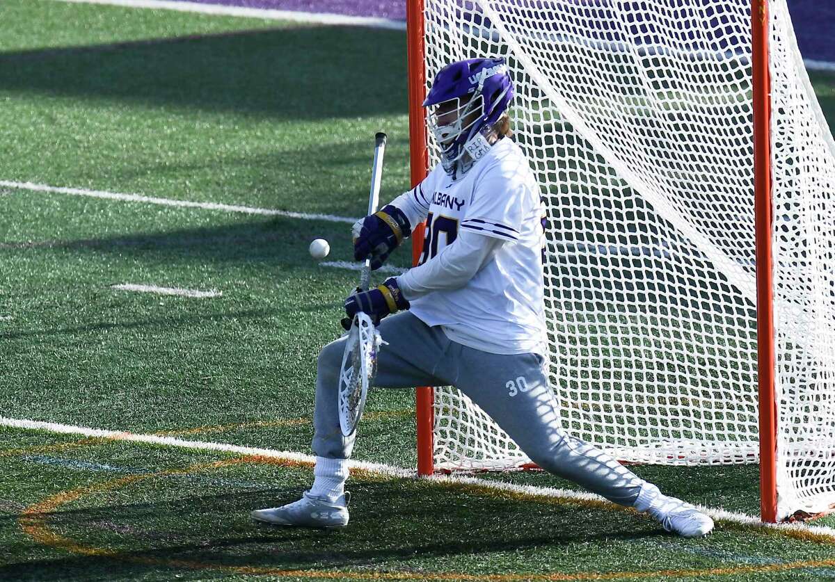 UAlbany starting goalkeeper Tommy Heller won't play on Saturday at UMass Lowell because of a shoulder injury, but should be back for next Thursday's home game against Syracuse, according to coach Scott Marr.