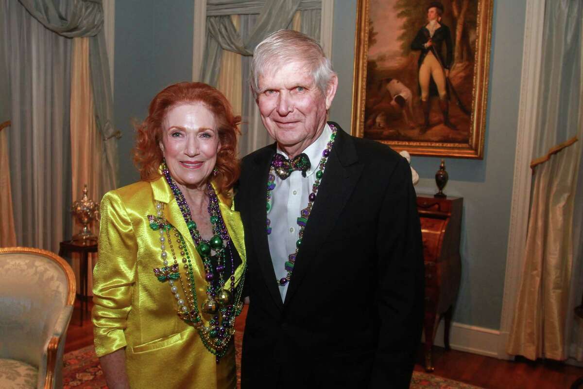 Isla and Tommy Reckling at the Museum of Fine Arts, Houston's Rienzi Society Dinner in Houston on February 25, 2020.
