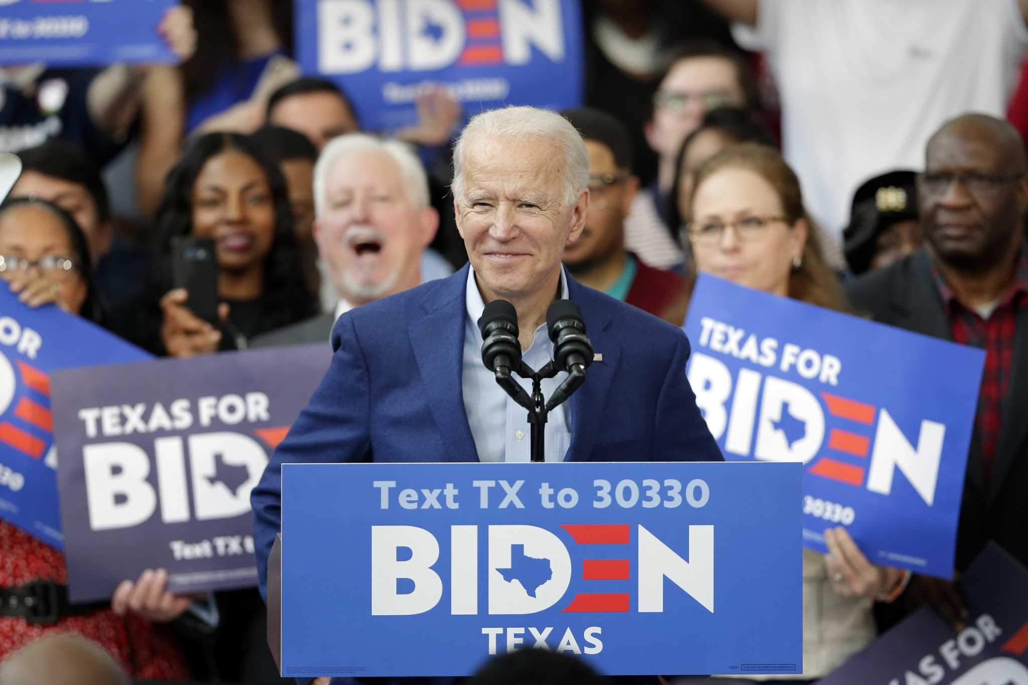 We recommend Joe Biden in Texas Super Tuesday Democratic presidential ...