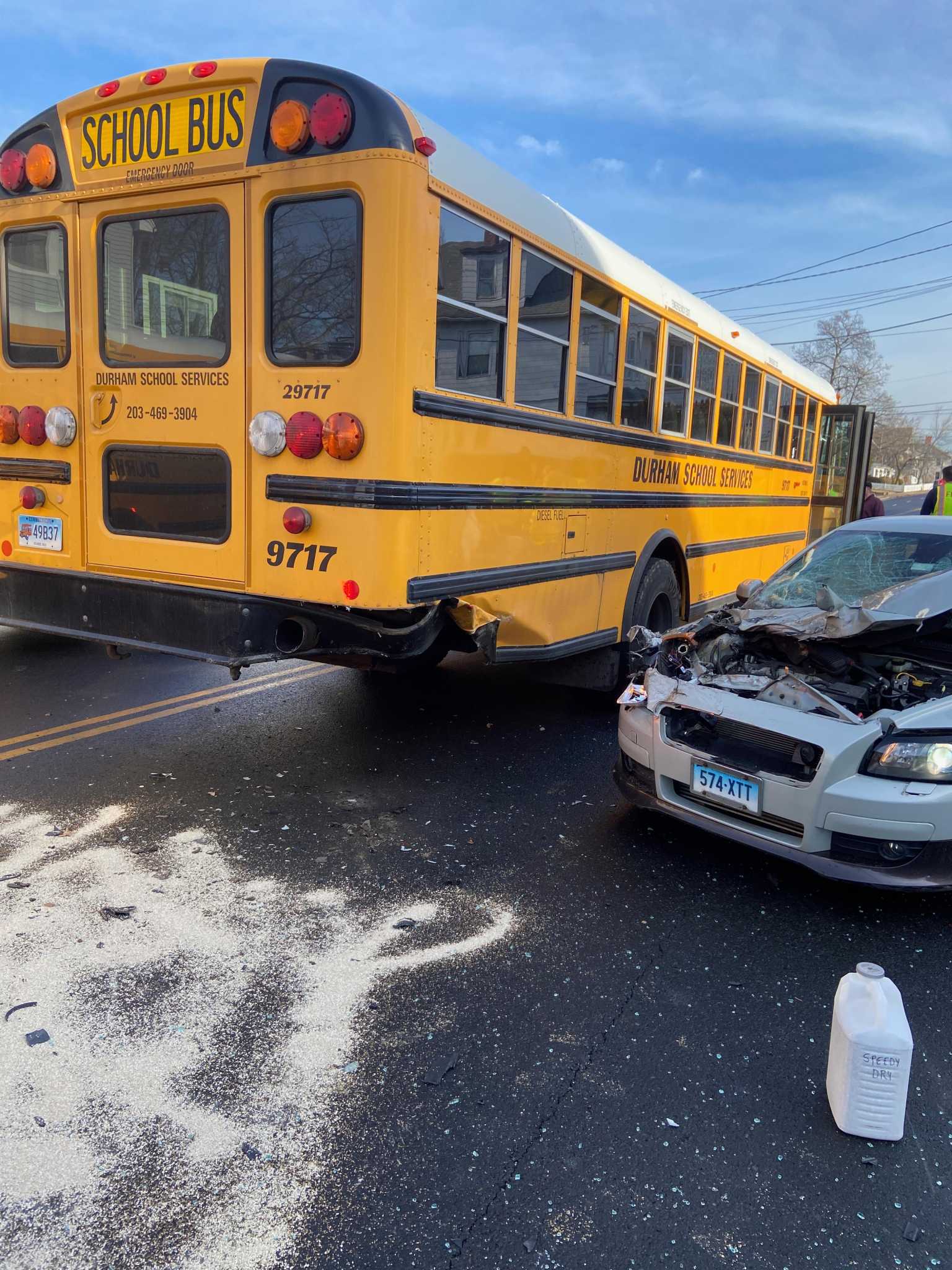 Several students injured in East Haven school bus accident