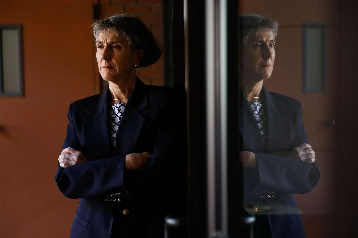 Former Oakland Police Chief Anne Kirkpatrick poses for a portrait on Monday, Feb. 24, 2020 in San Francisco, California. Kirkpatrick was unceremoniously terminated by the agency's civilian watchdog group Thursday night. She said she plans to ask DOJ for an inquiry into the agency's 17-year oversight following the Oakland Riders scandal.