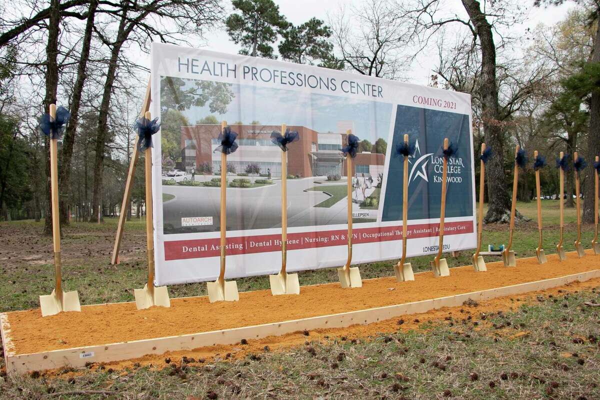 The groundbreaking ceremony for the new Lone Star Health Professions Center was held on March 2 at Lone Star College-Kingwood. The new facility estimated at $18.8 million scheduled to open in Fall 2021.